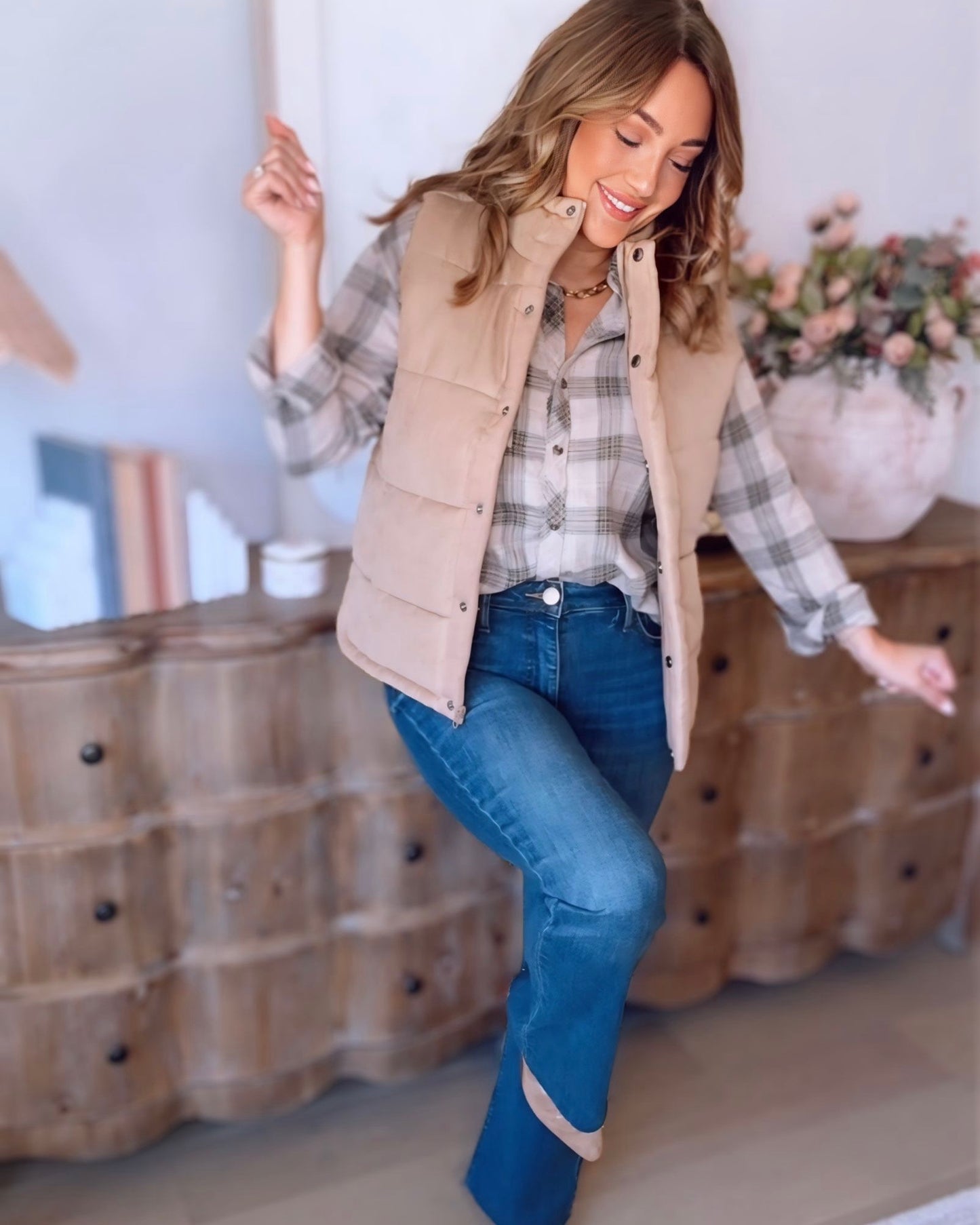 Slow Mornings Flannel Button Up