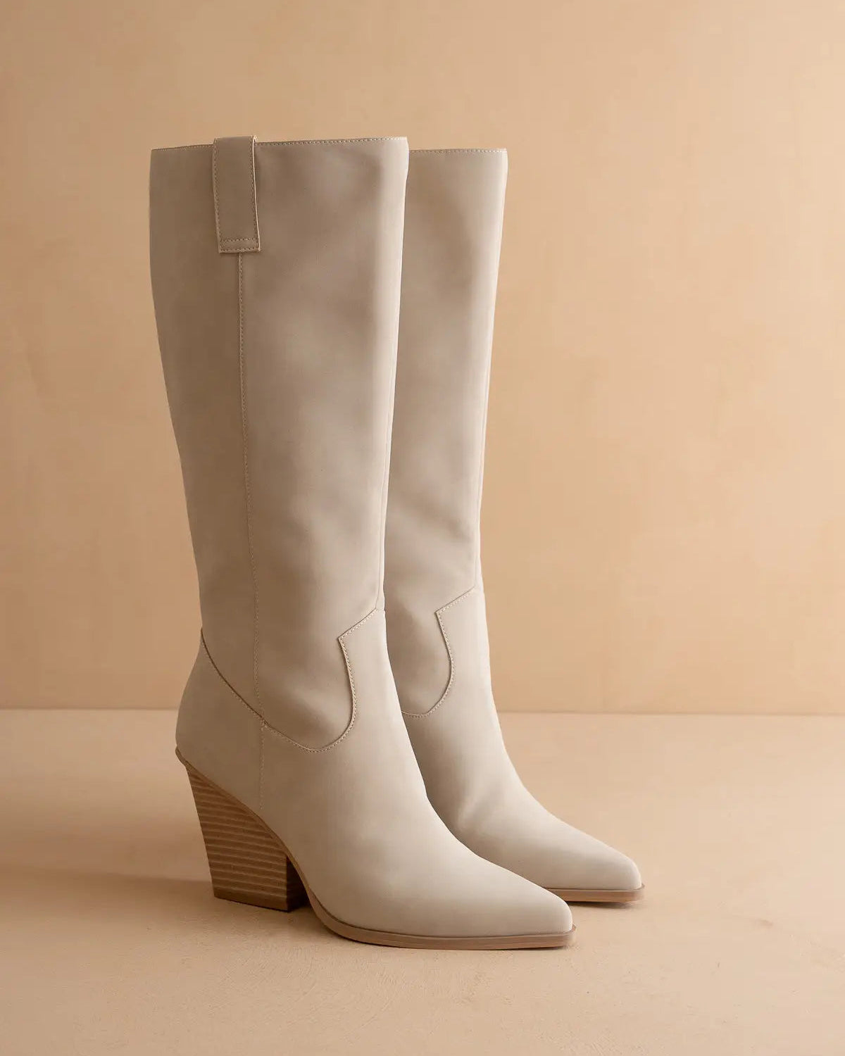 Collins Light Grey Pointed Toe Boot