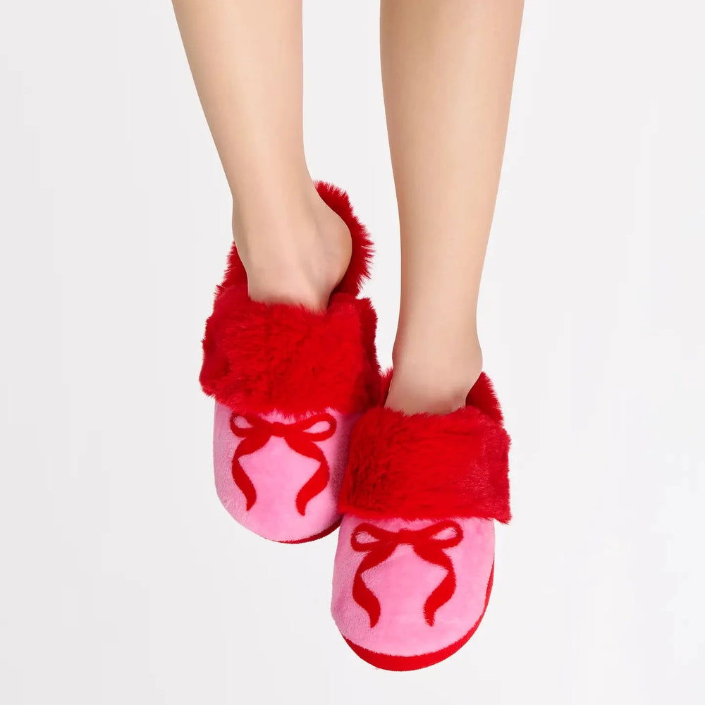 Ultra Soft Bow Slippers