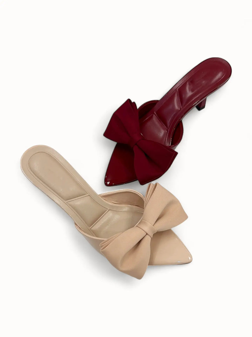 Lyra Sleek Bow Kitten Heel