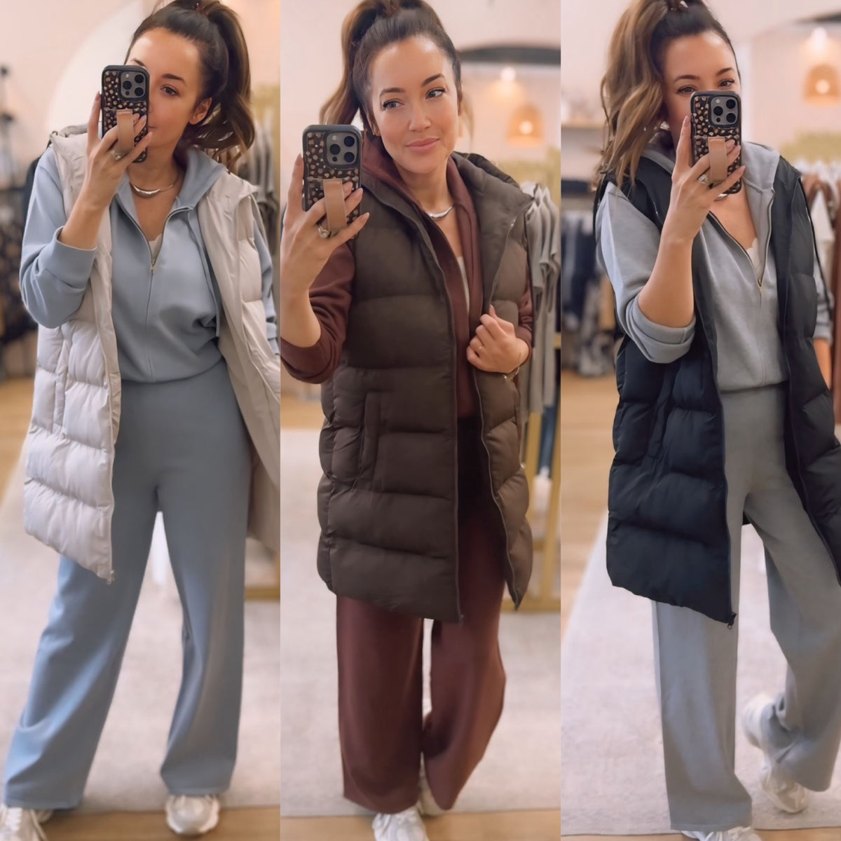 Victoria Longline Puffer Vest