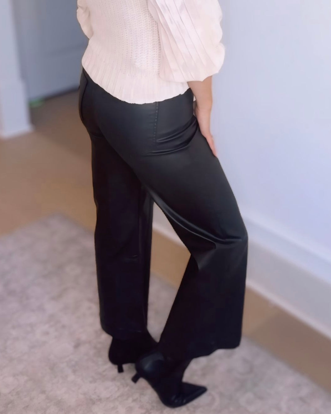 KUT Meg Faux Leather Pant