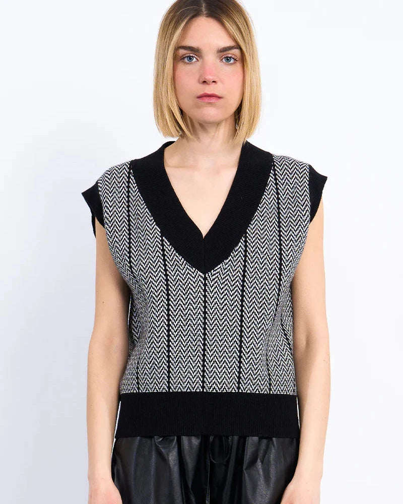 Nira Sleeveless Knit Top