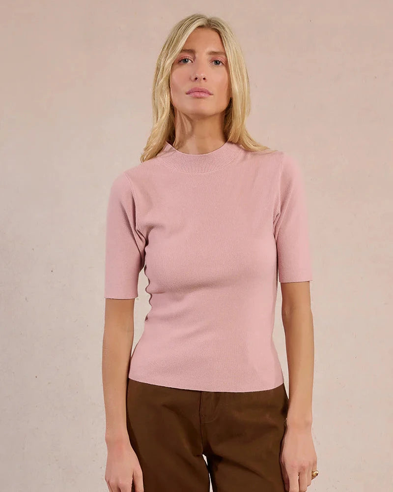 
                      
                        Tilda Mock Neck Knit Top
                      
                    