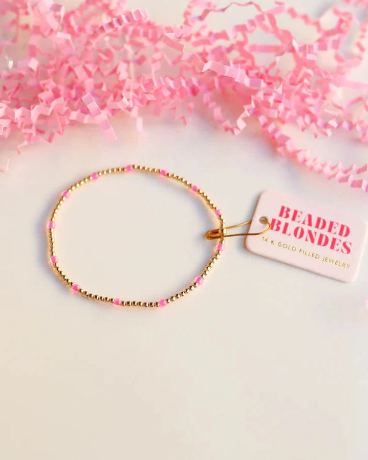 Pink Dainty Poppi Bracelet