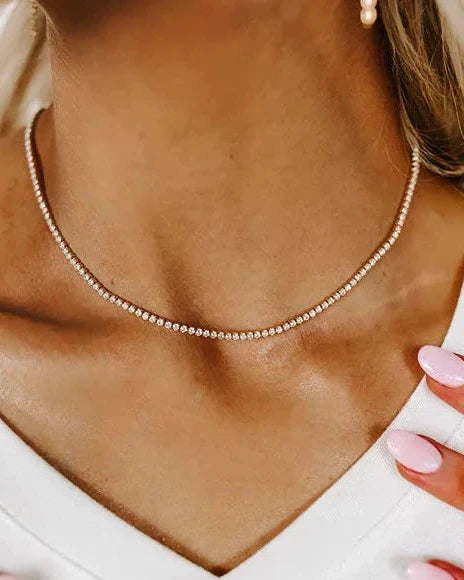 
                      
                        Luxe Tennis Necklace
                      
                    