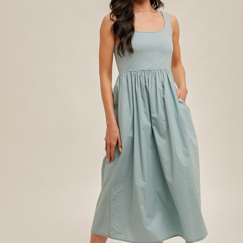 
                      
                        Sweet & Simple Midi Dress- 2 Colors
                      
                    