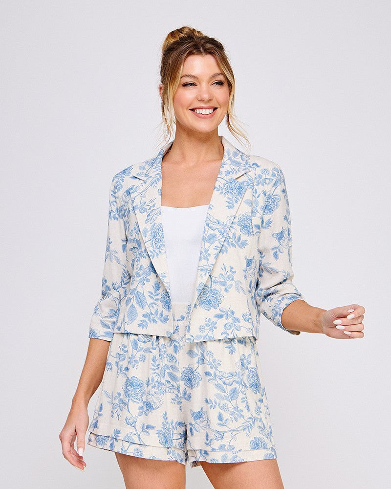 Kyla Toile Blazer