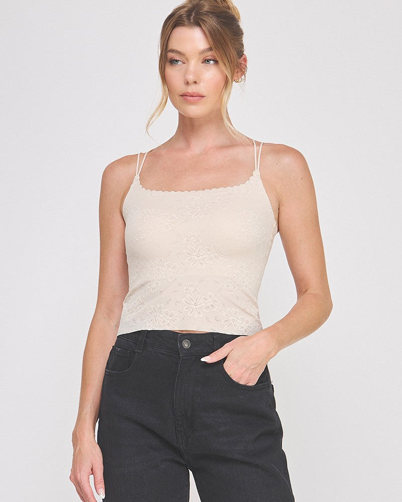 Floral Lace Bralette Cami
