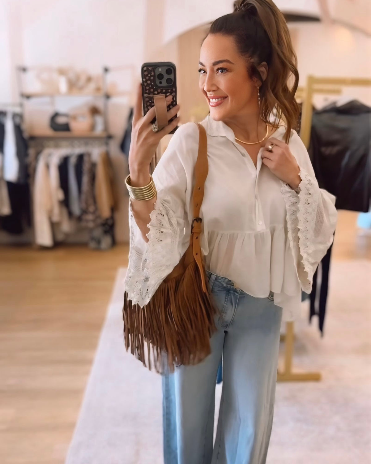 Fringe Suede Bag- 2 Colors