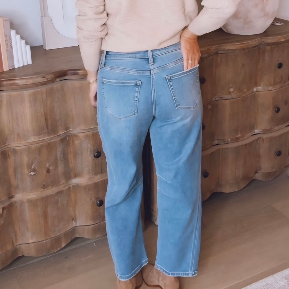 Kate High Rise Barrel Jeans