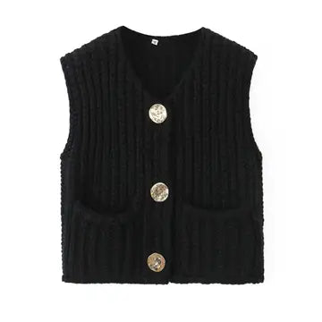 
                      
                        Malia Chunky Knitted Vest-3 Colors
                      
                    