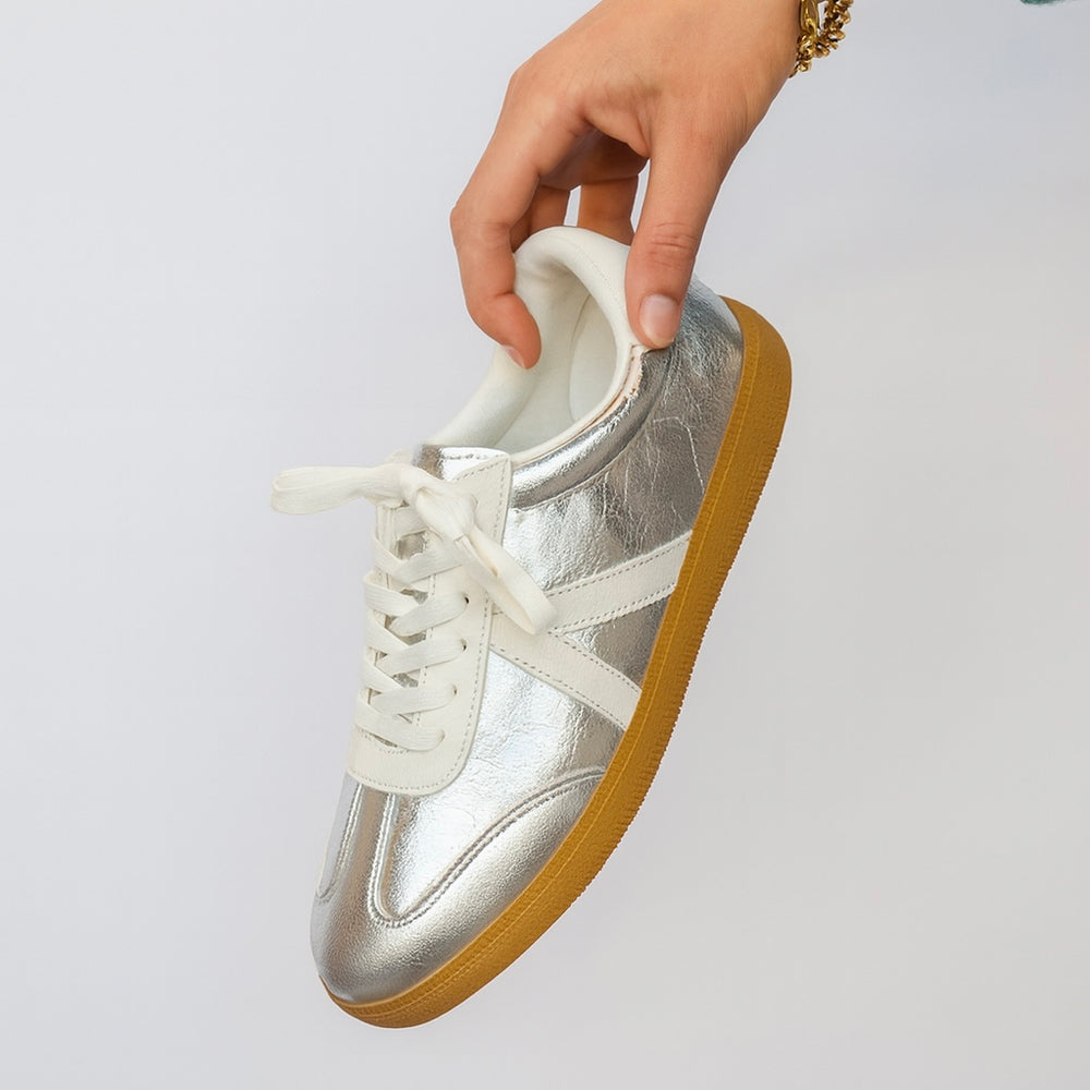 Callie Silver Sneakers