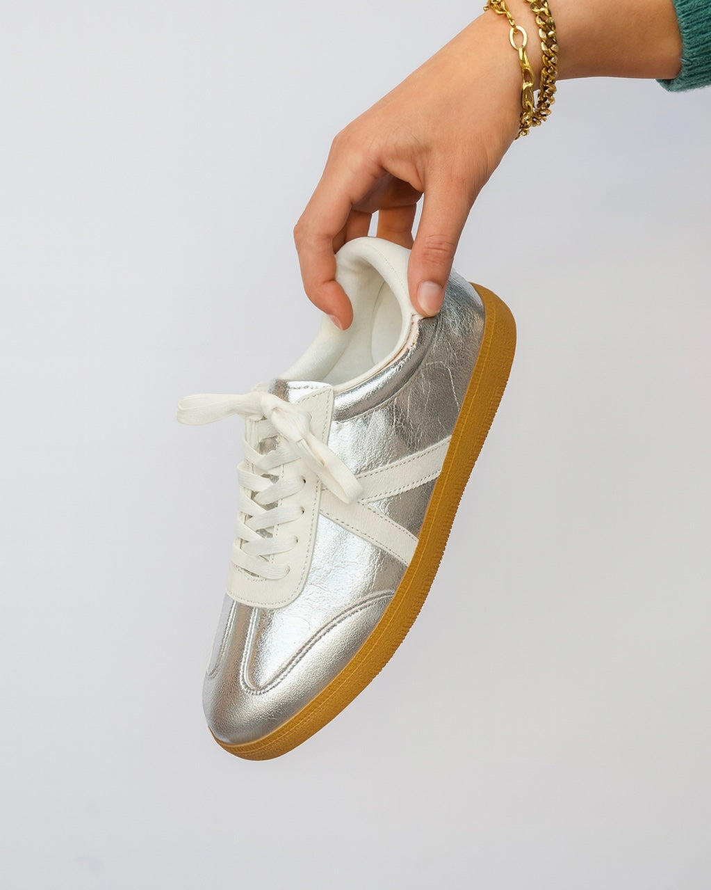 Callie Silver Sneakers