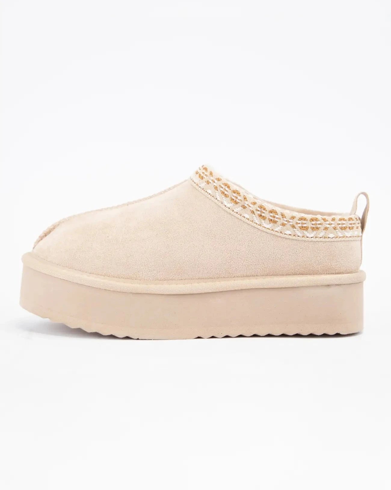 Tate Embroidered Platform Slippers