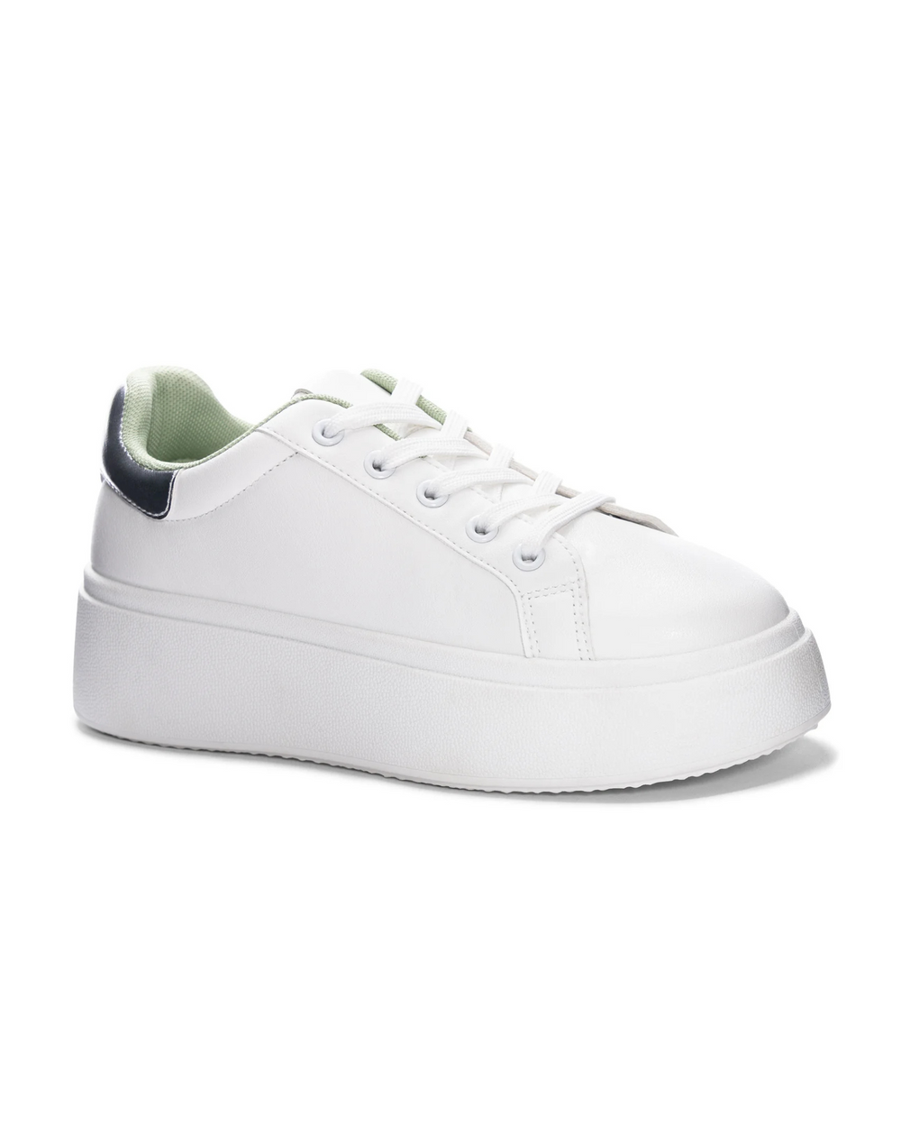 Record Smooth Platform Sneaker