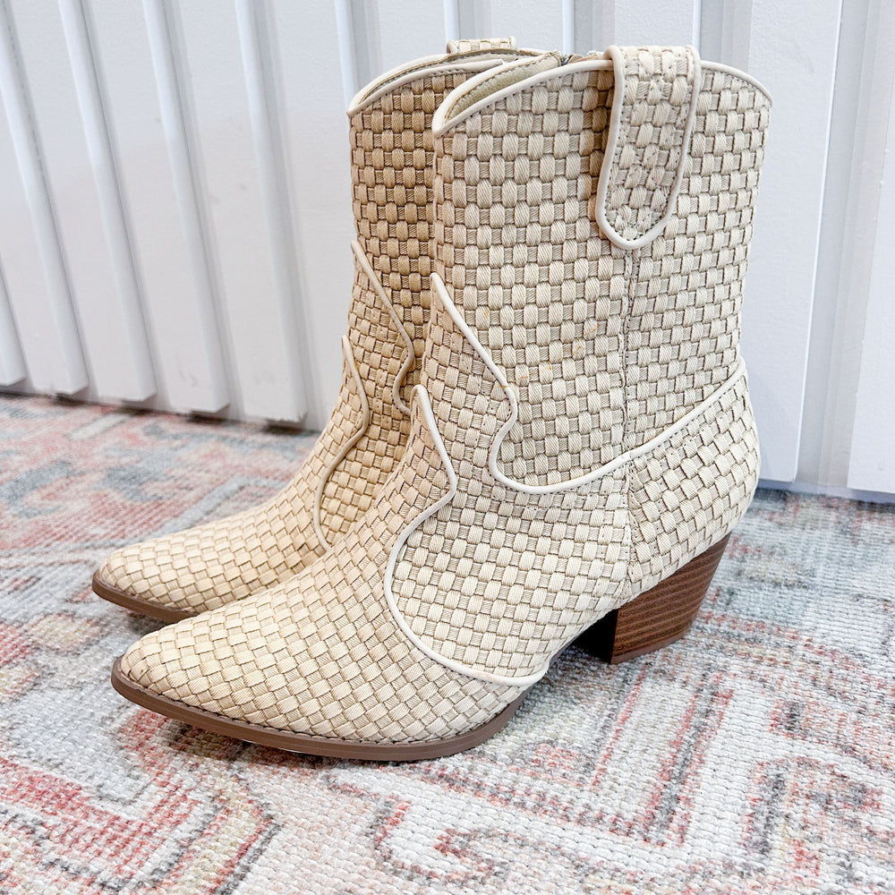 Woven On-Trend Booties