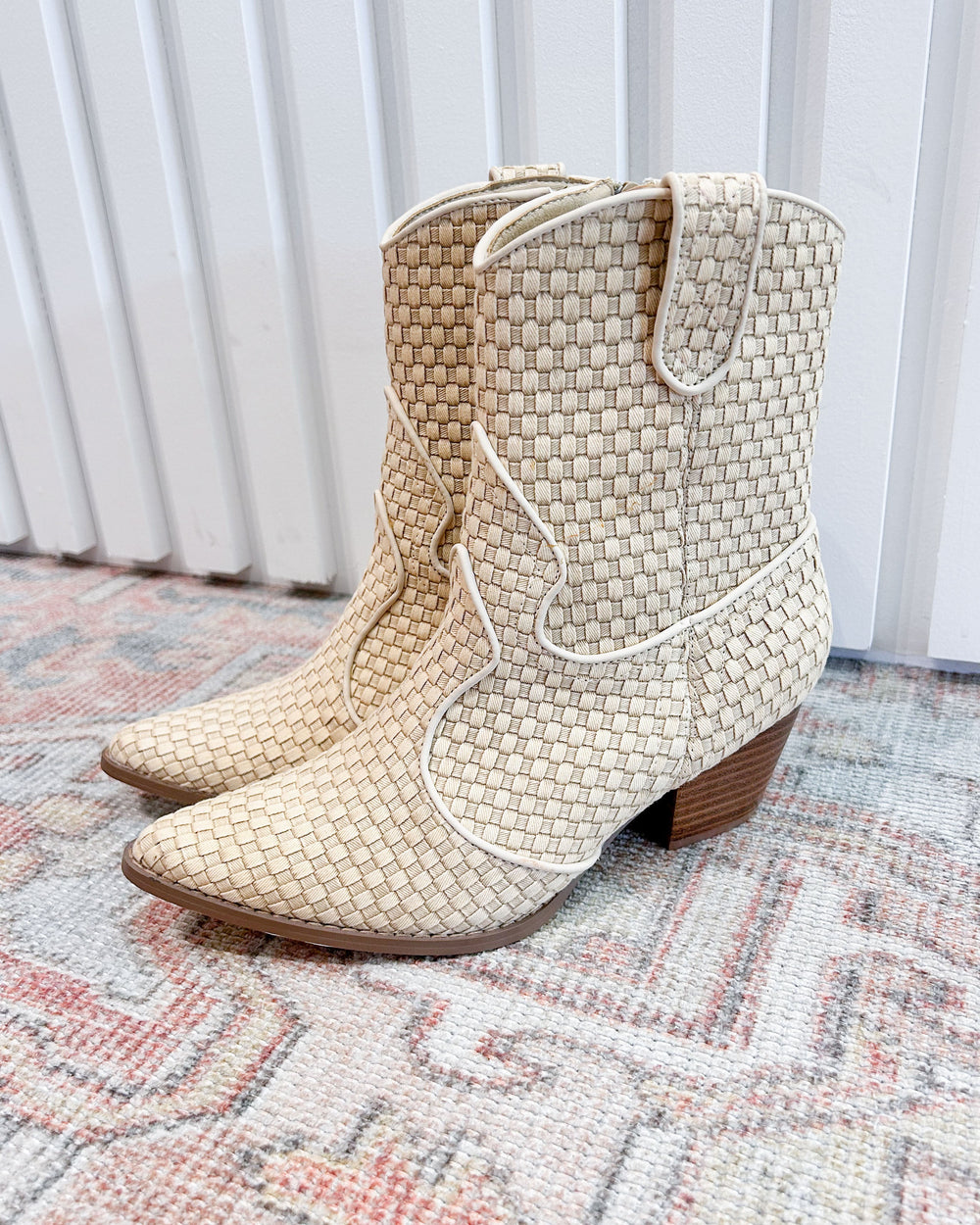 Woven On-Trend Booties