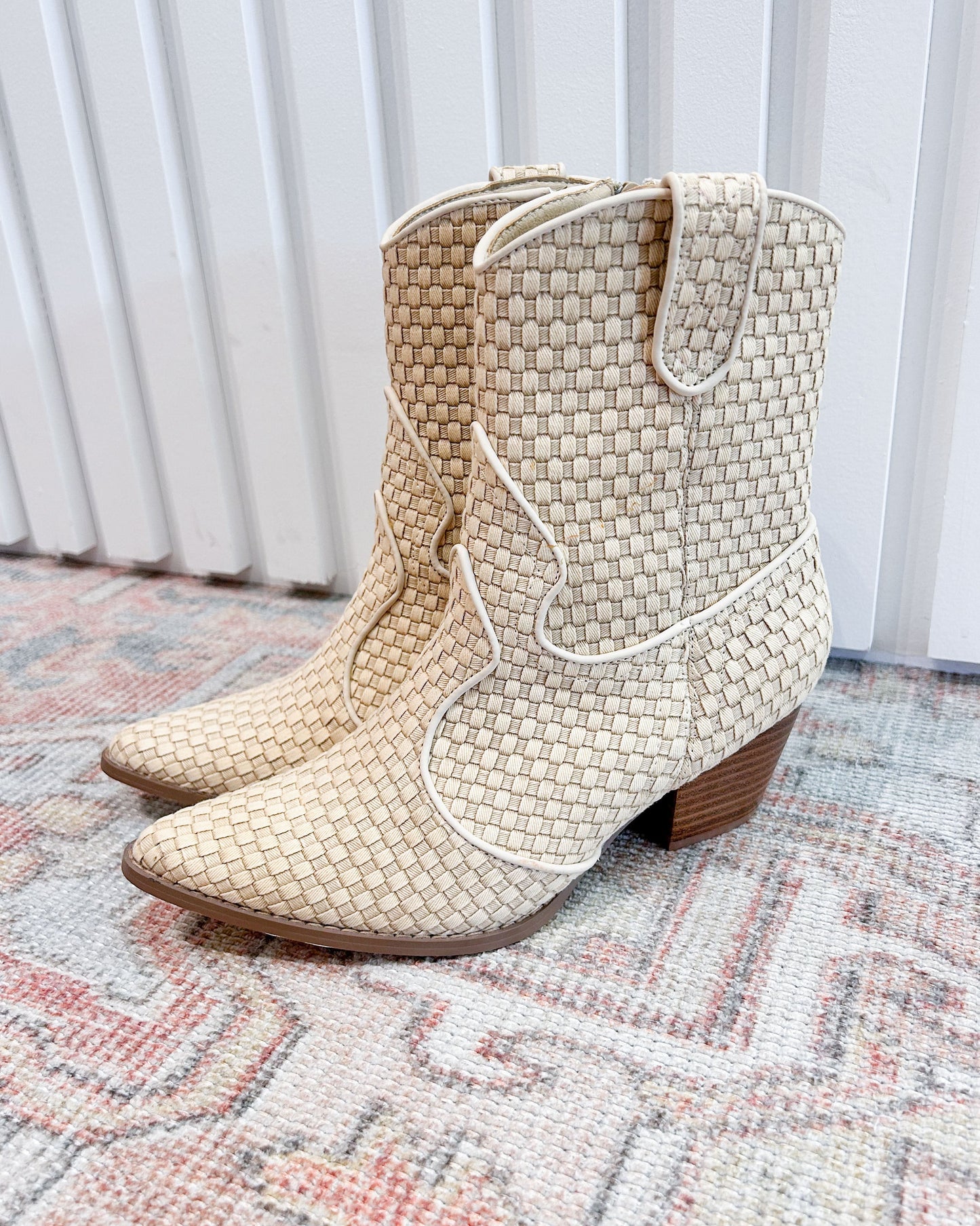 Woven On-Trend Booties