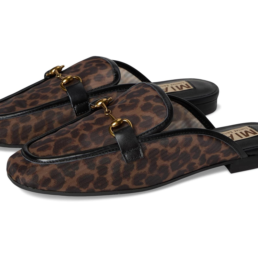 Jacqueline Leopard Mule