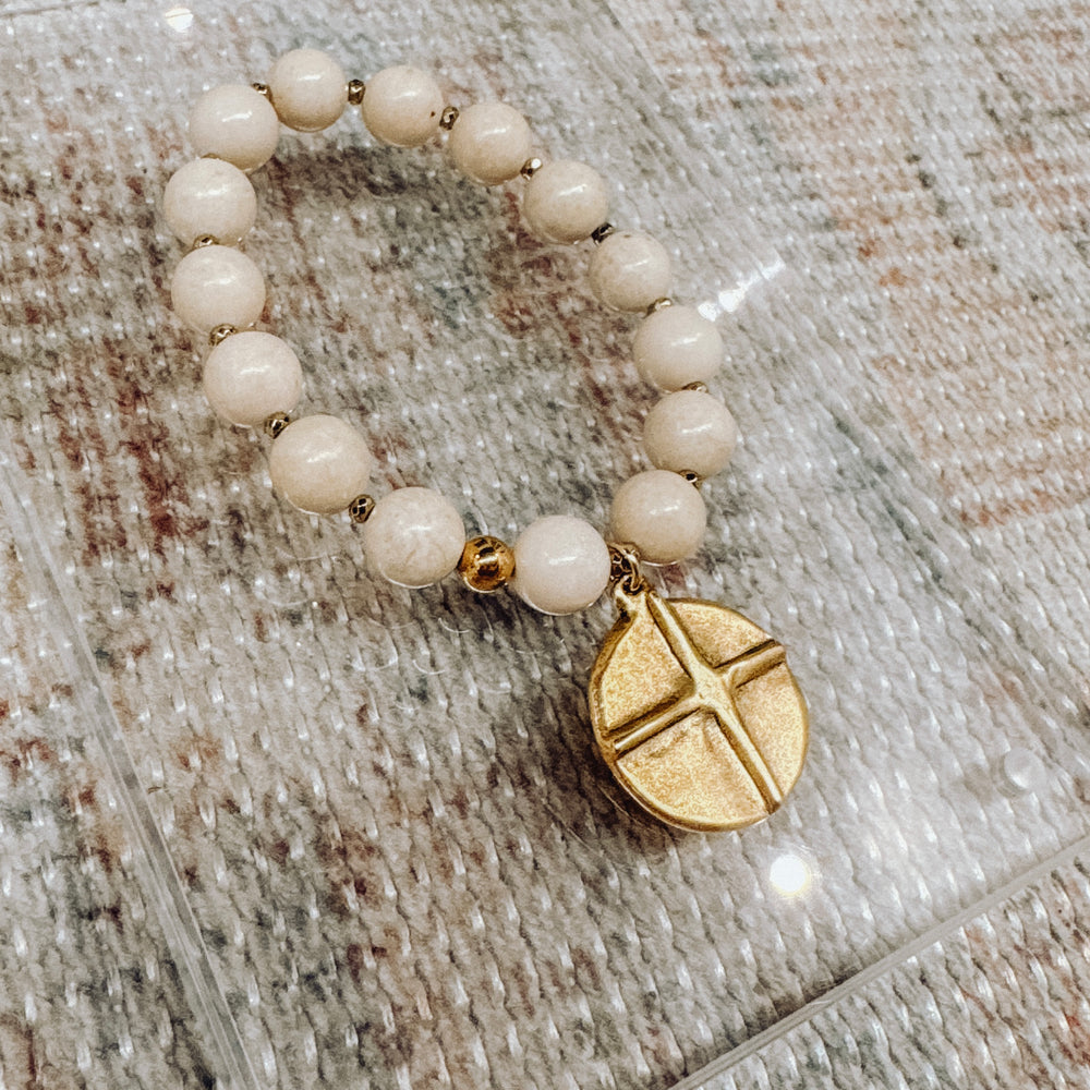 
                      
                        Stretchy Beaded Bracelets w/ Charm
                      
                    