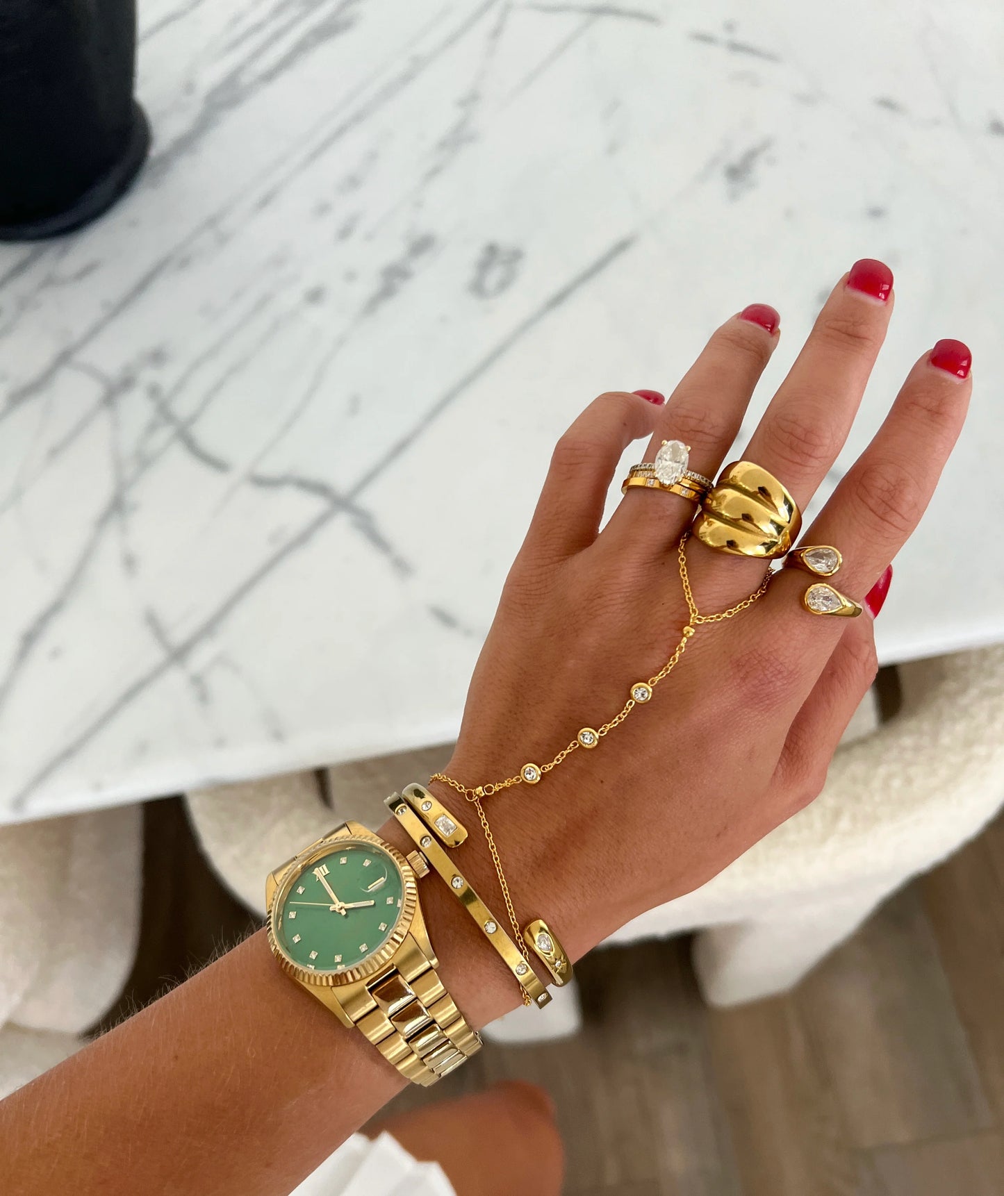 Lux Gold Hand Chain