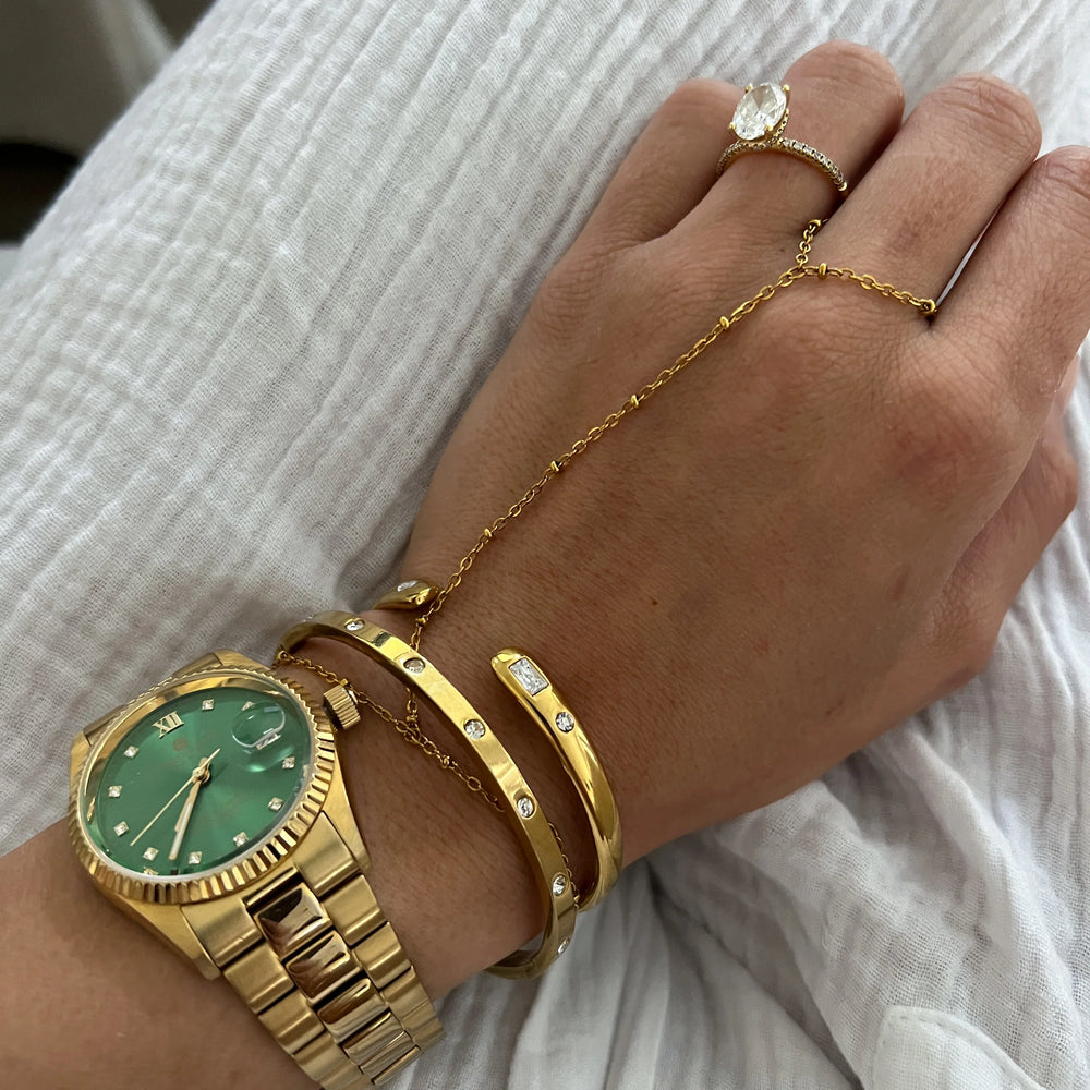 Luna Gold Hand Chain