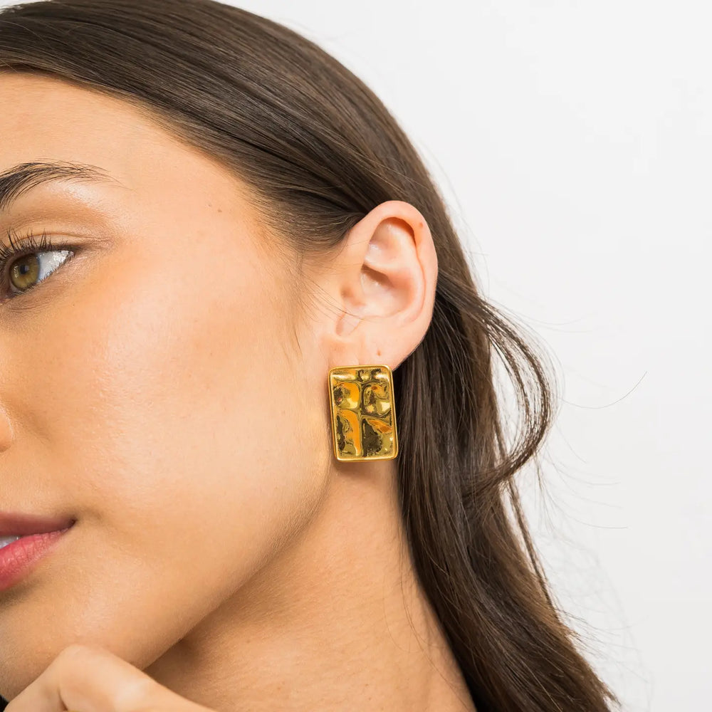 
                      
                        Statement Rectangular Studs
                      
                    