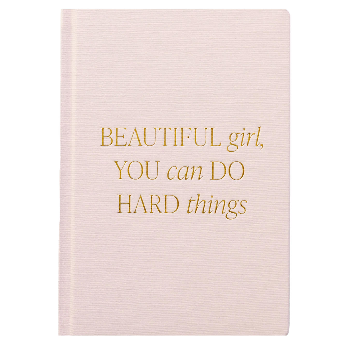 Beautiful Girl You Can Do Hard Things Notebook