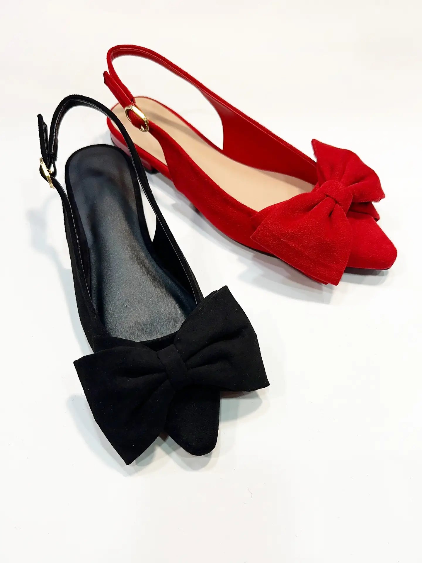 Vivian Bow Slingback Flats
