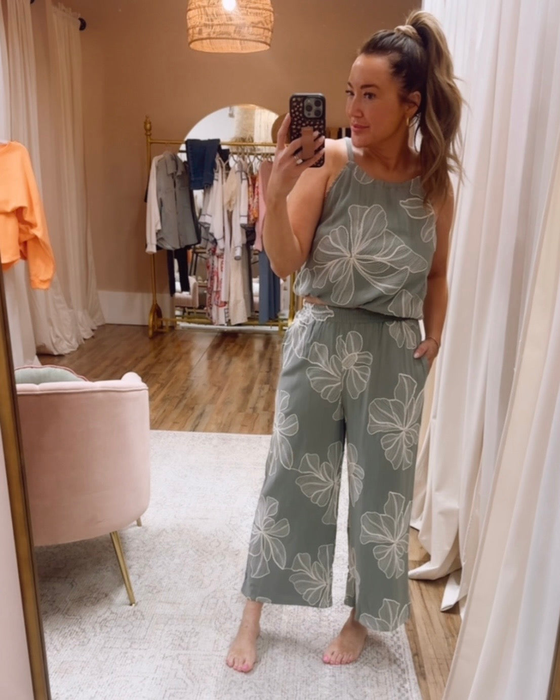 Rosemary Floral Embroidered Set