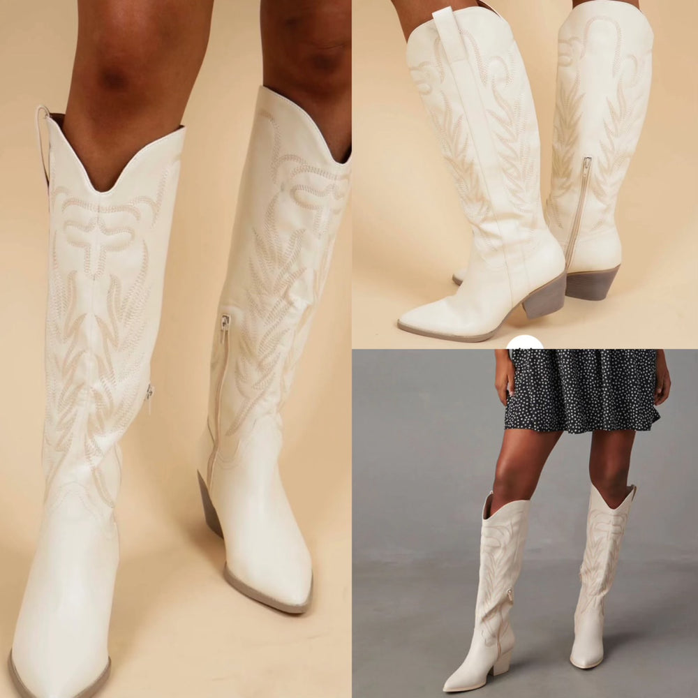 Sarah-Kate Embroidered Tall Boots