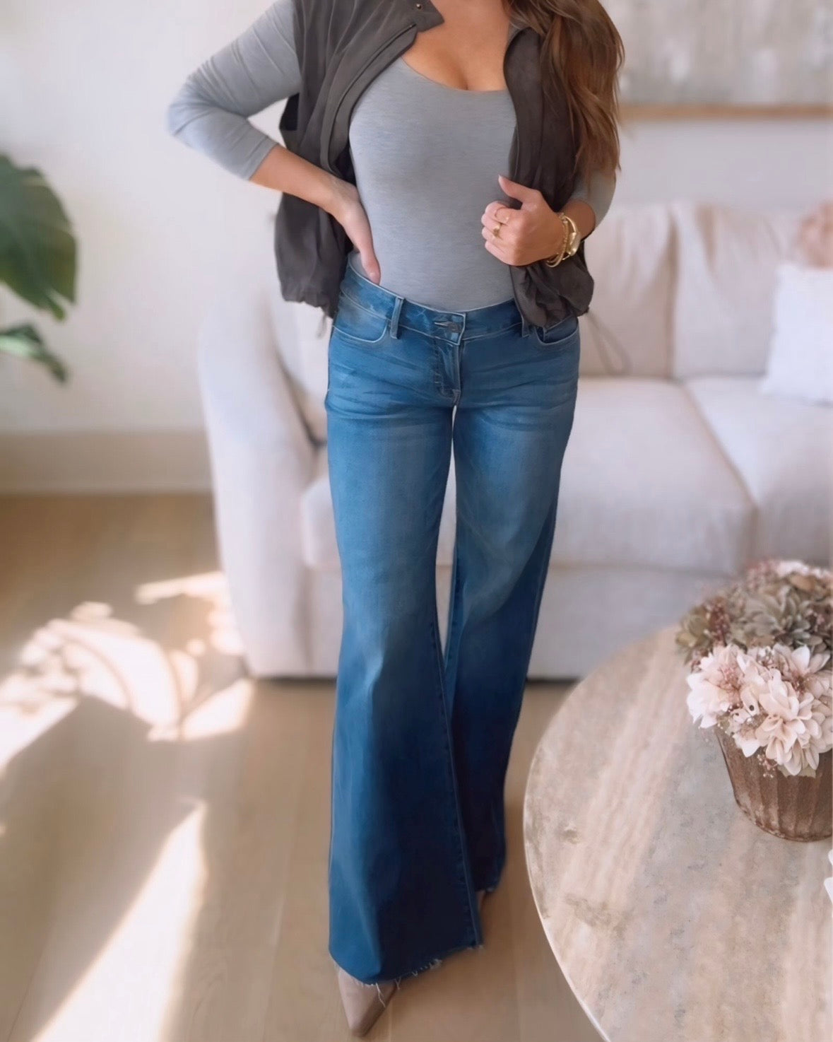 Hidden- Low Rise Comfort Flare Denim
