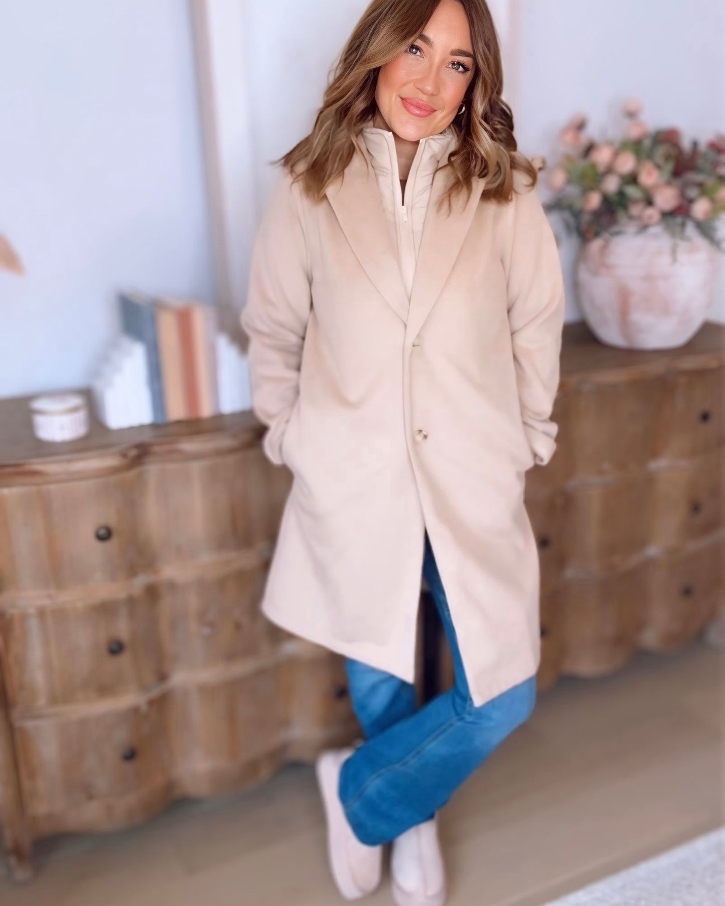 Brodie Contrast Padded Coat