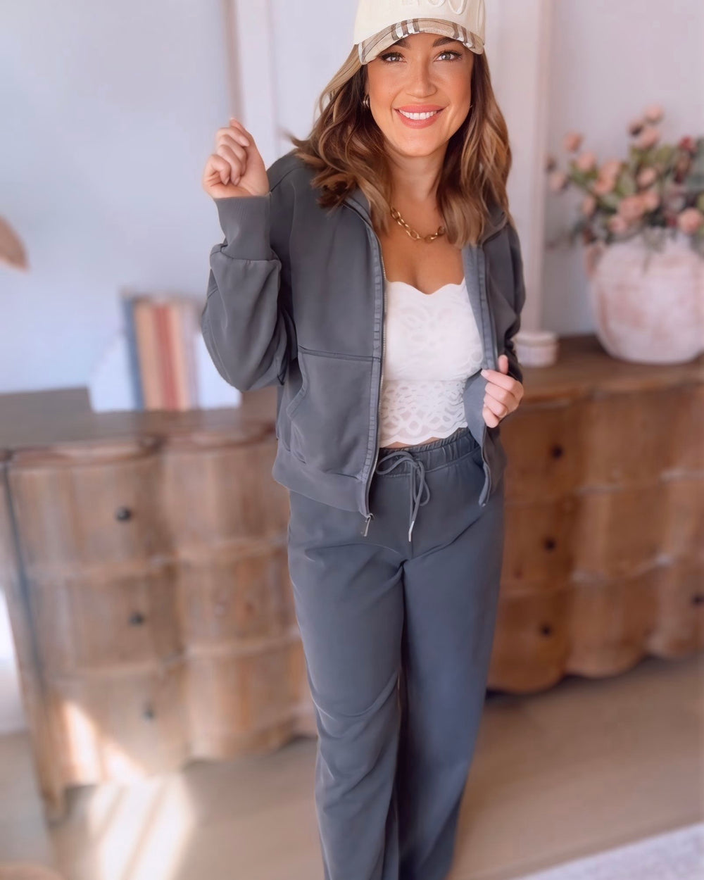 Jaz Zip-Up Sweatshirt