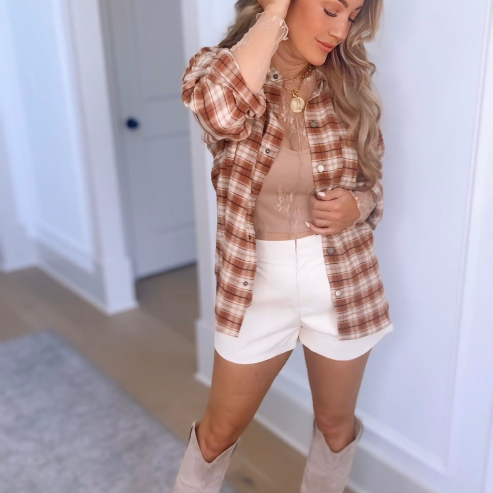 She's It Pleated Shorts-NEW COLOR