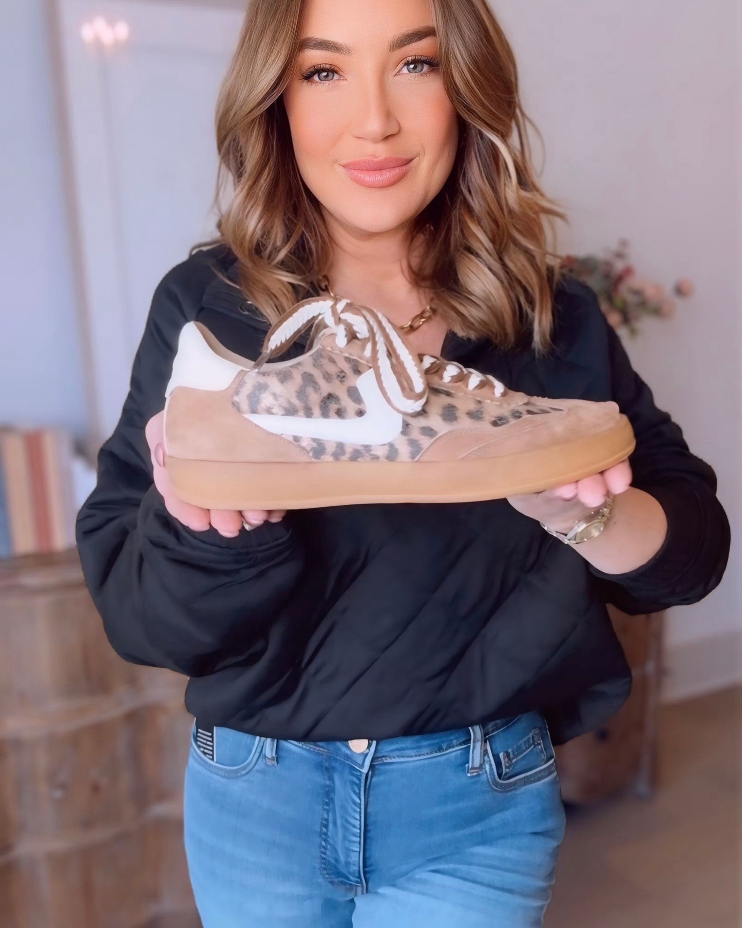 Destiny Leopard Sneaker