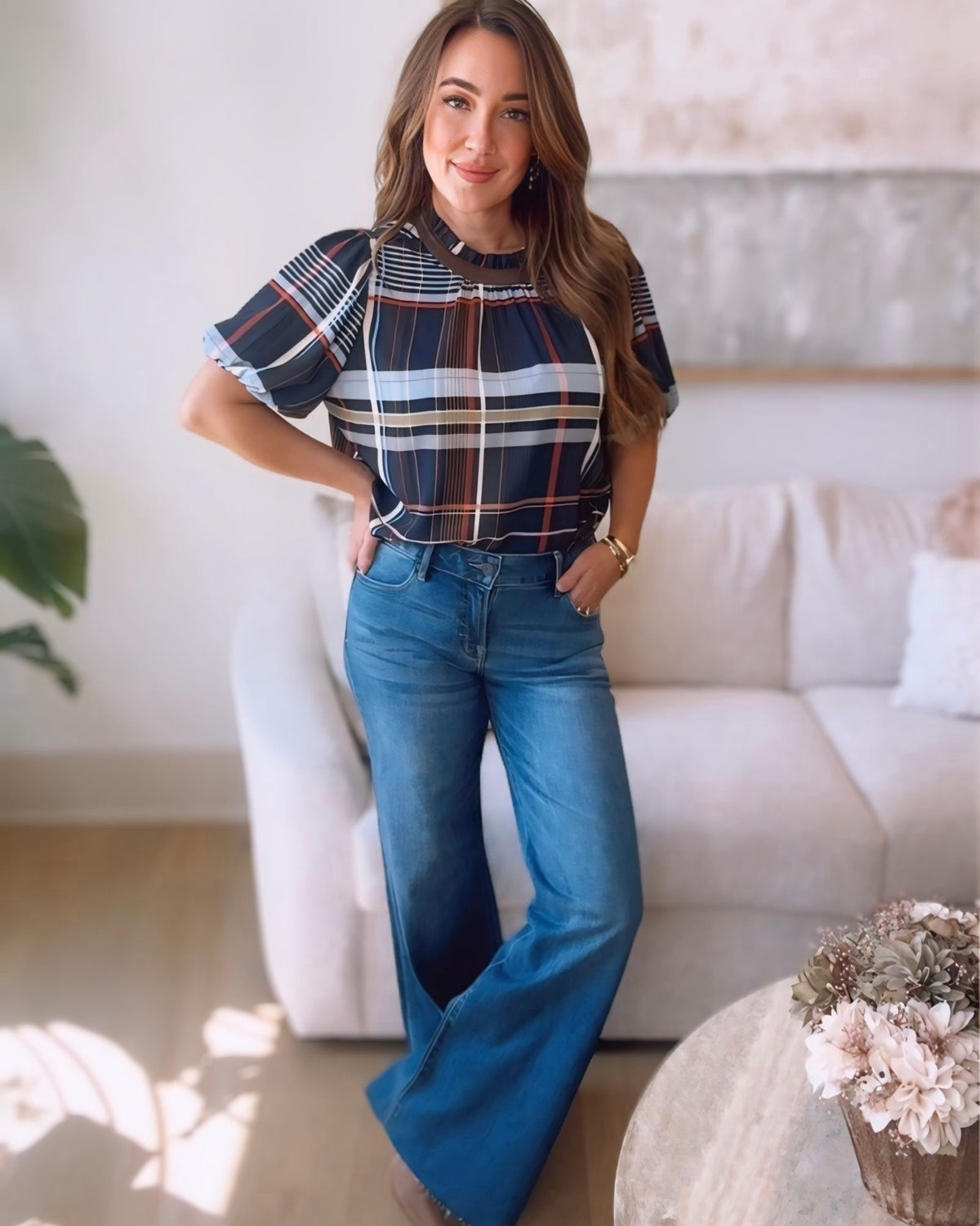 Hidden- Low Rise Comfort Flare Denim