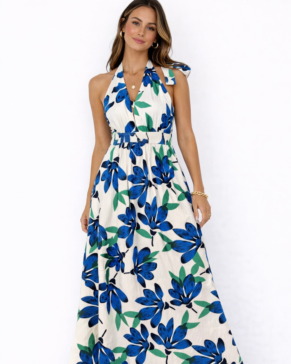 Ocean Lily Maxi Dress