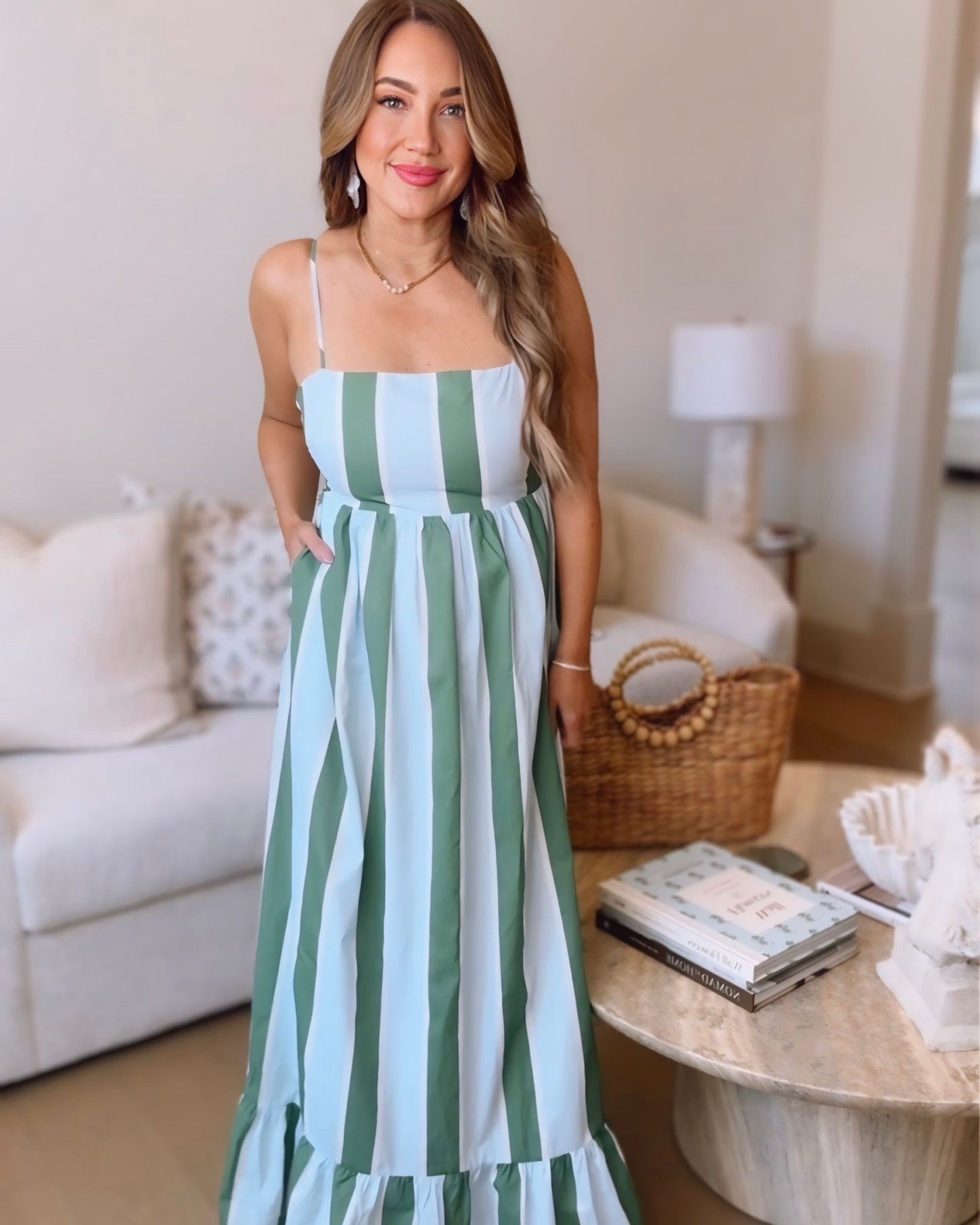 Hadlee Striped Maxi Dress