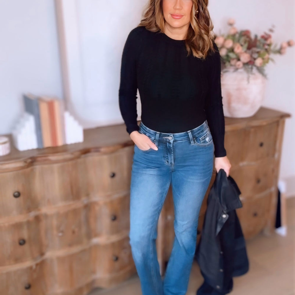 
                      
                        Leni Cable Knit Bodysuit- 2 Colors
                      
                    