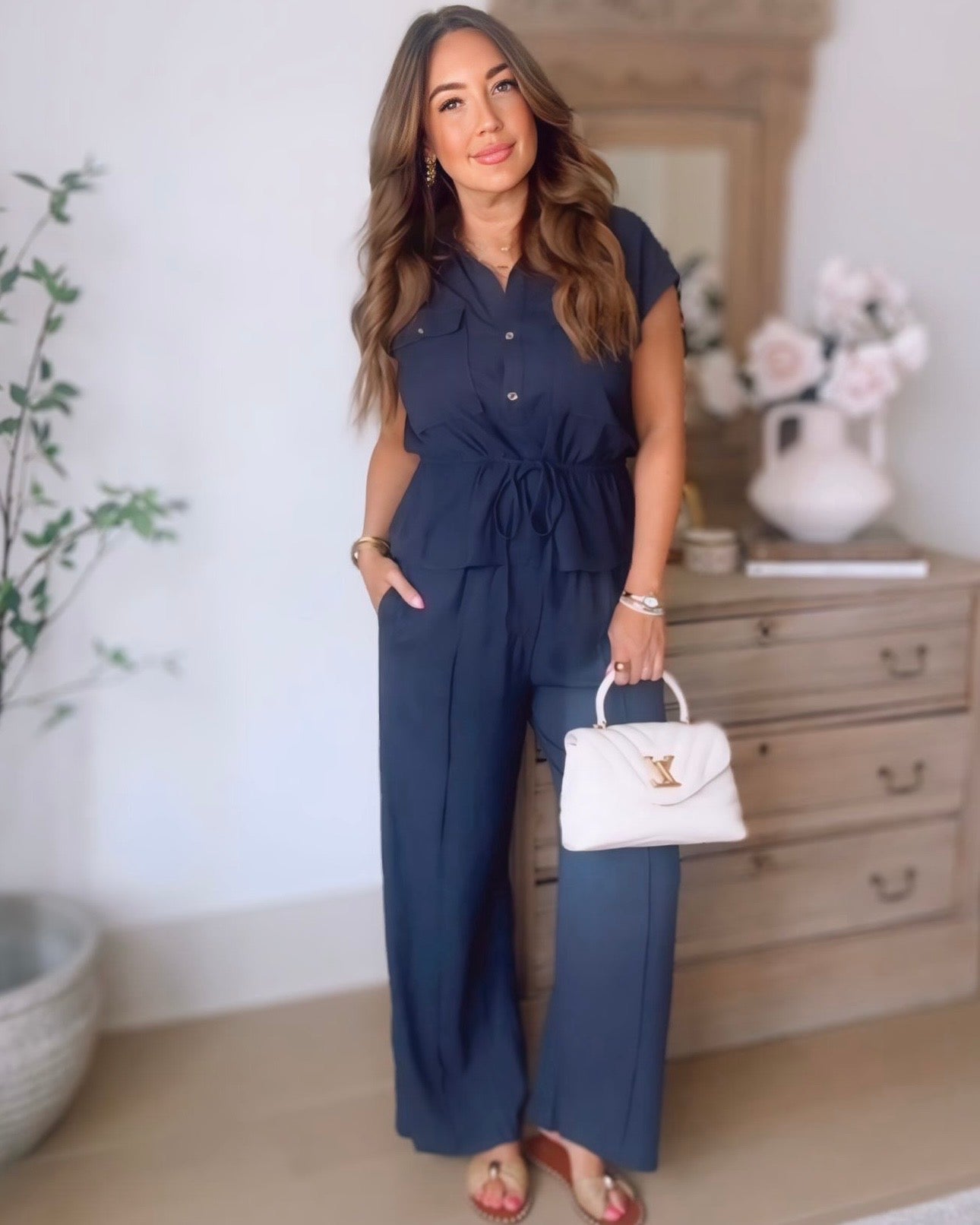 Greta Linen Blend Outfit Set- 2 Colors