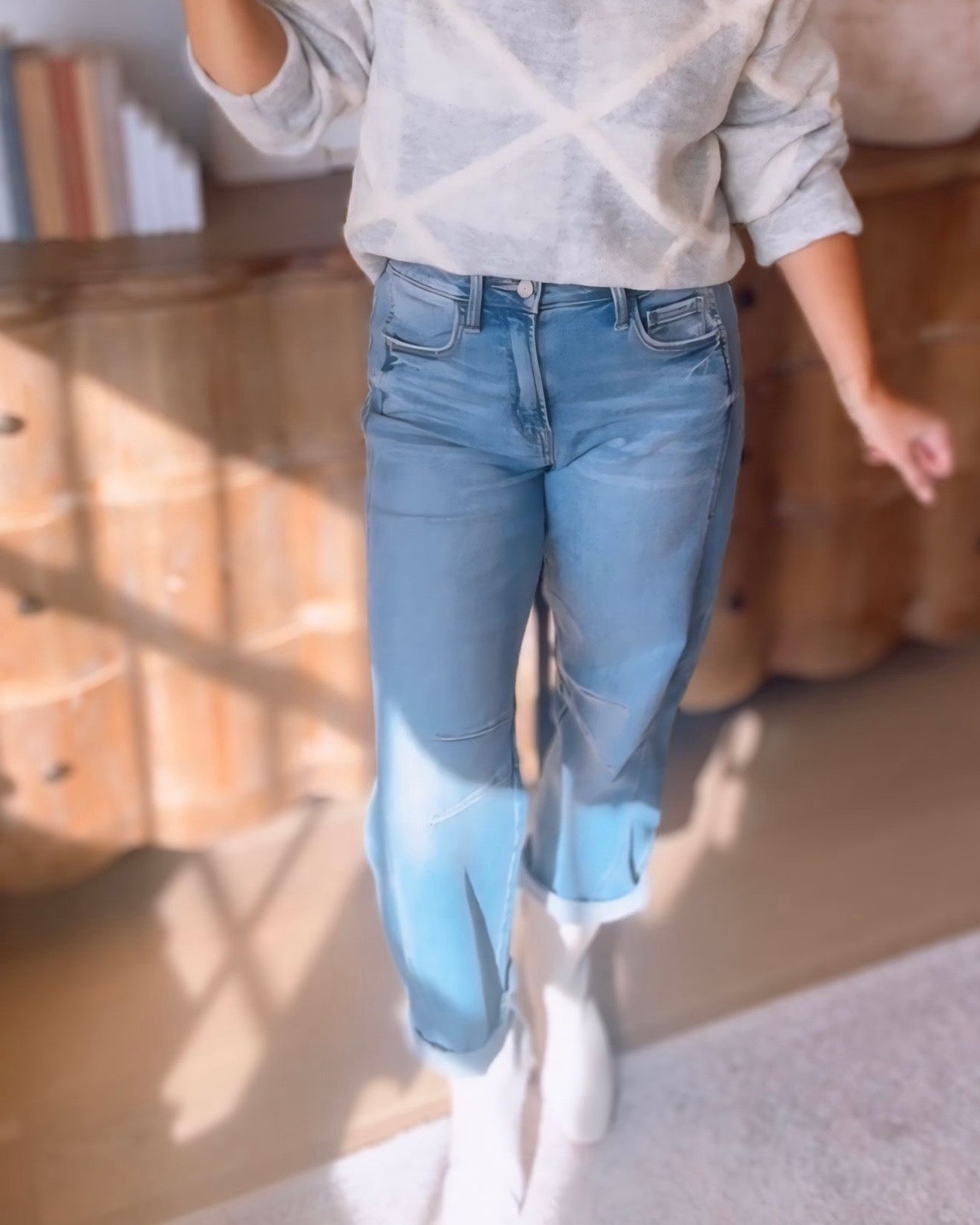 Kate High Rise Barrel Jeans