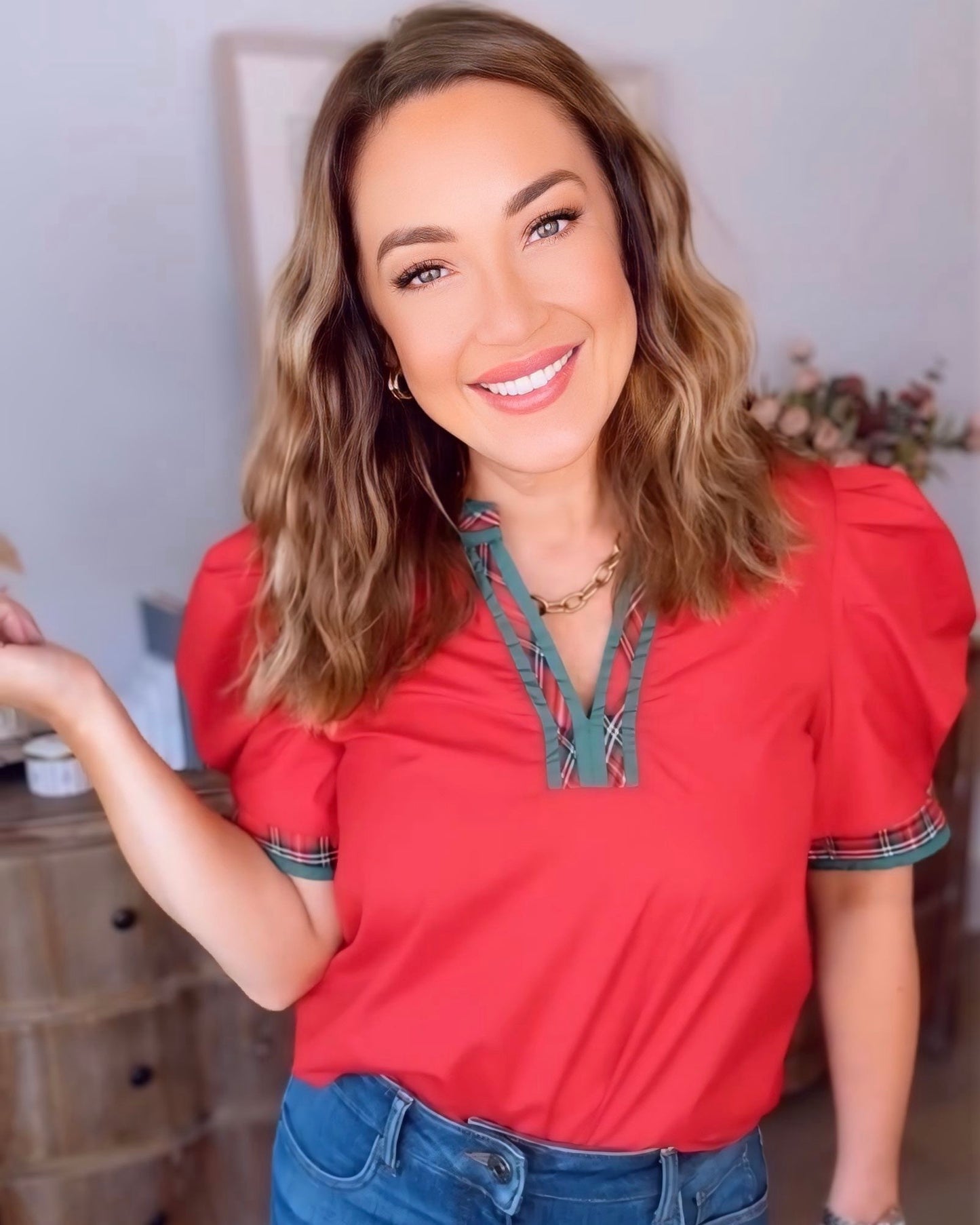 That Holiday Feeling Top- 3 Colors