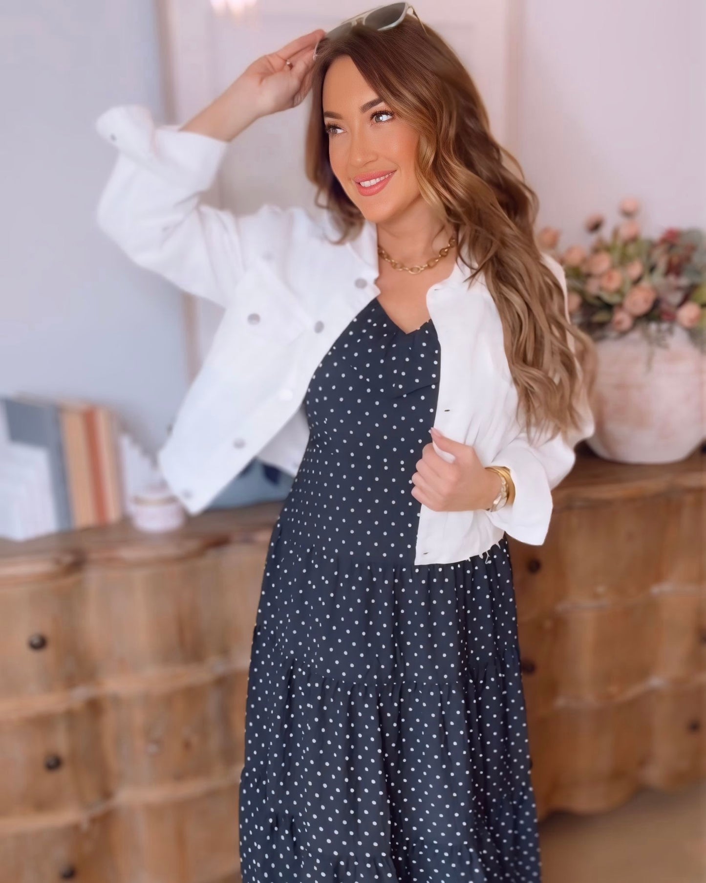 Cropped Distressed Denim Jacket- 2 Colors