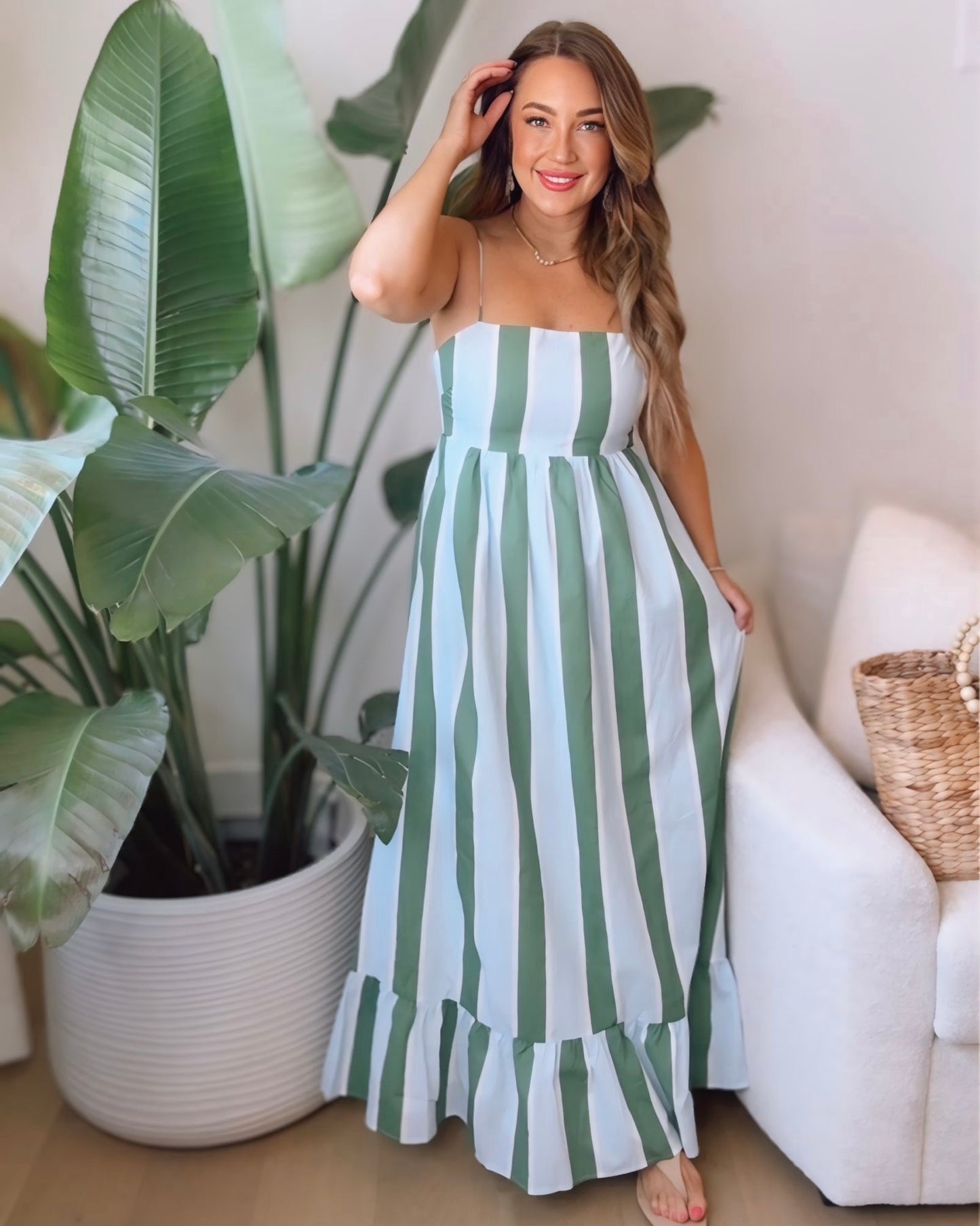 Hadlee Striped Maxi Dress
