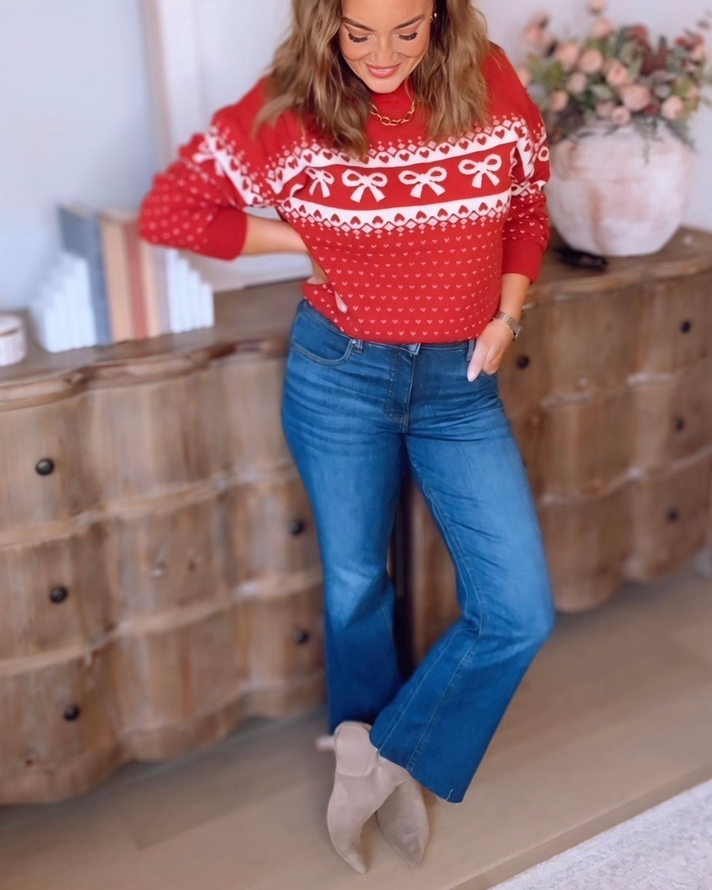 KUT- Kelsey High Rise Ankle Flare- Earnest