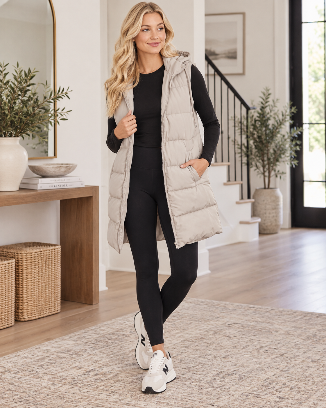 Victoria Longline Puffer Vest
