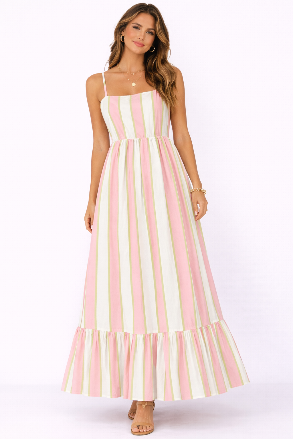 Hudson Striped Maxi Dress