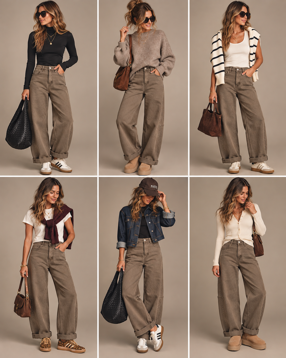 Exclusive Wide Leg Barrel Denim